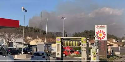 Feu de forêt à Vinon-sur-Verdon: l'incendie est fixé, les opérations d'extinction se poursuivent ce lundi