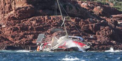 Un bateau drossé sur les rochers à Saint-Raphaël, une personne évacuée