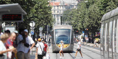 La circulation du tramway interrompue ce matin à Nice pour permettre l'intervention des secours