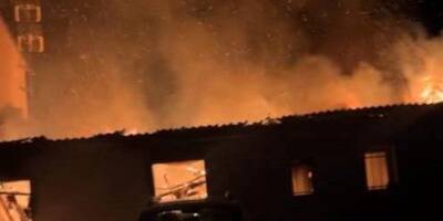 Une maison complètement détruite par les flammes à Saint-Maximin