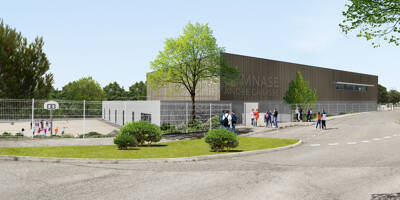 Le futur gymnase du lycée André-Cabasse de Roquebrune-sur-Argens se dessine