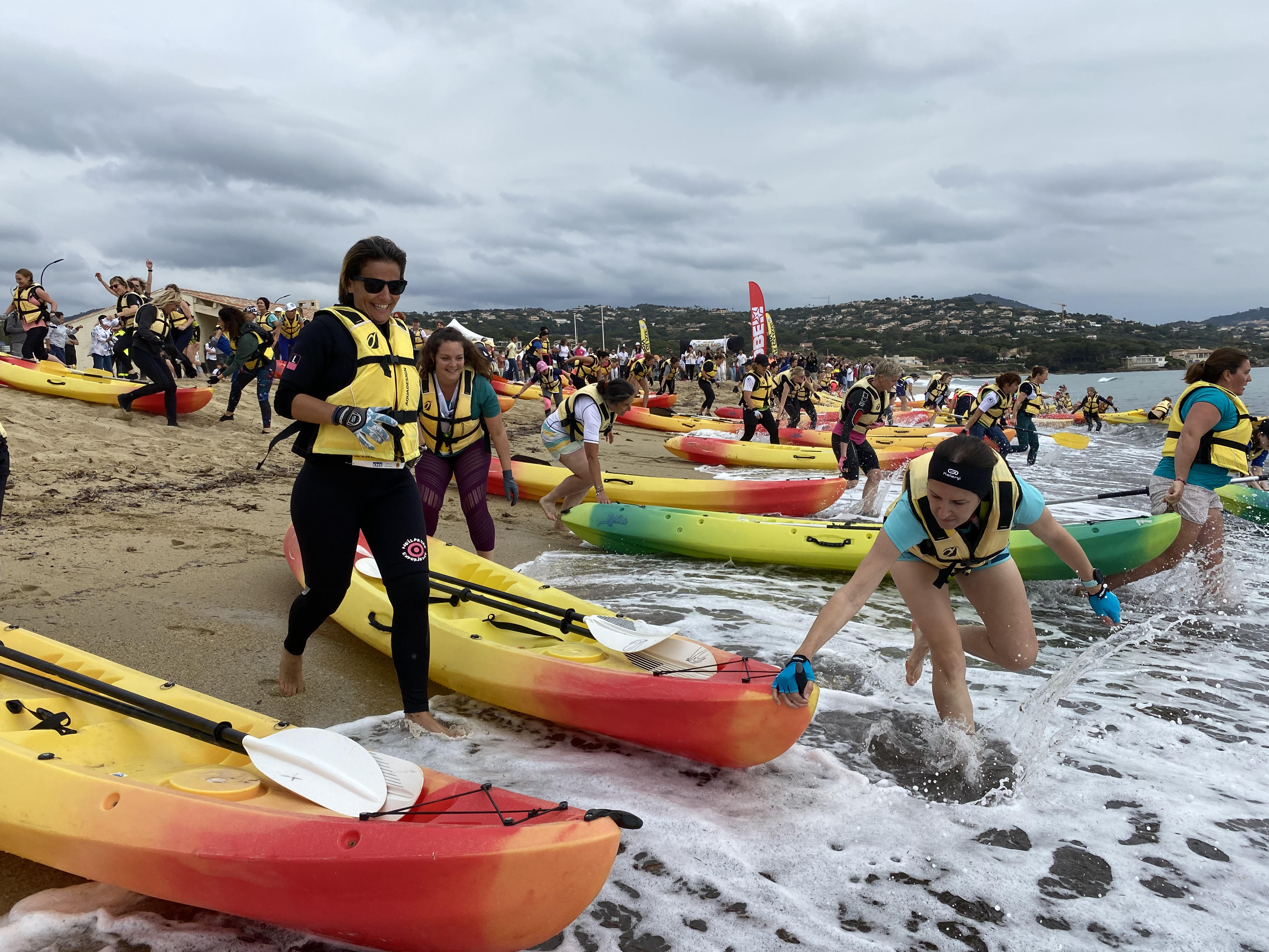 A Sainte-Maxime, elles ont mouillé le maillot pour lutter contre le cancer