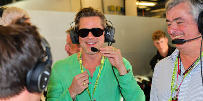 Brad Pitt s'entraîne sur le circuit Paul Ricard du Castellet pour un film sur la F1