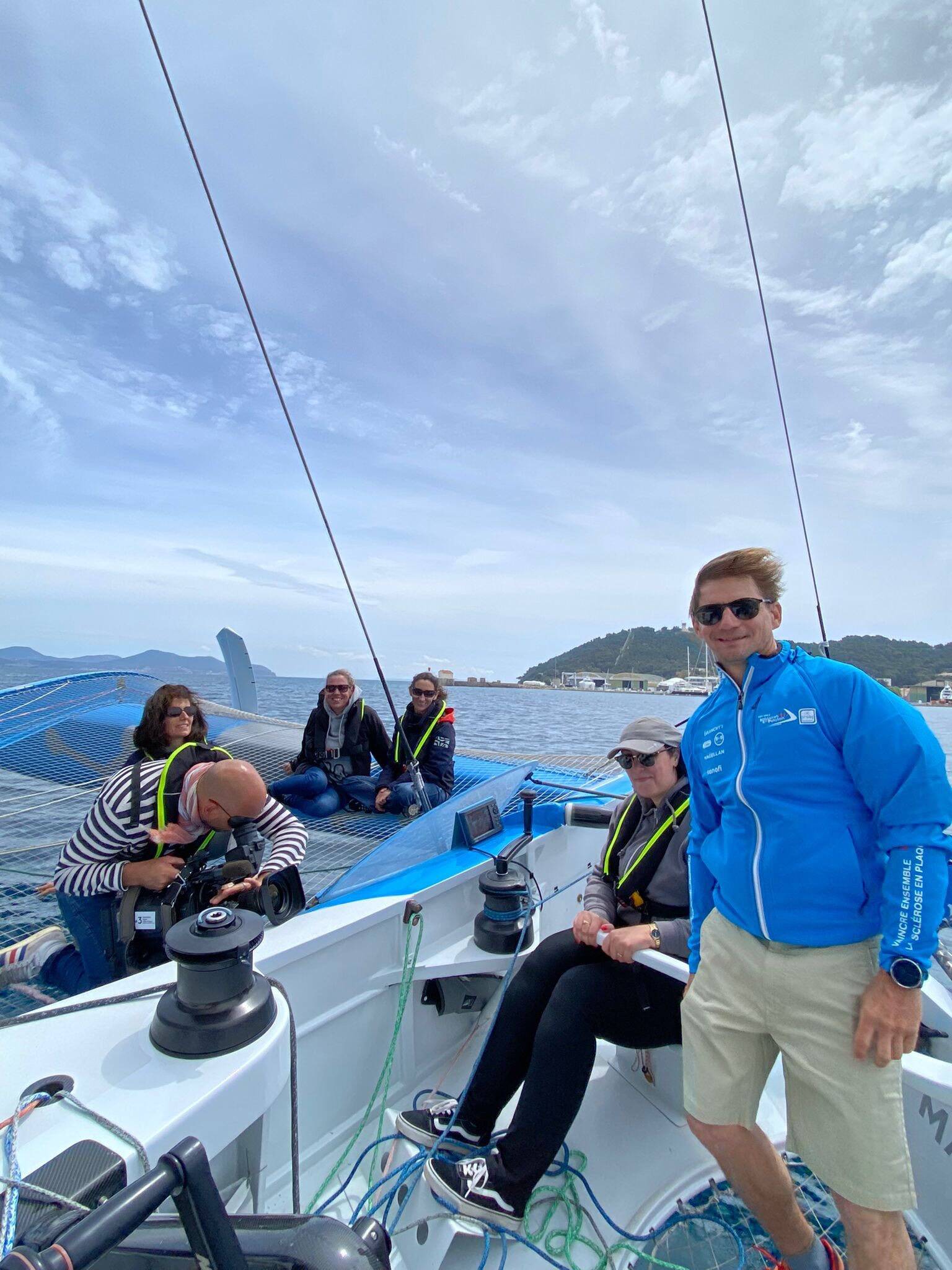 Atteints de sclérose en plaques, ils ont navigué sur un catamaran à La Seyne