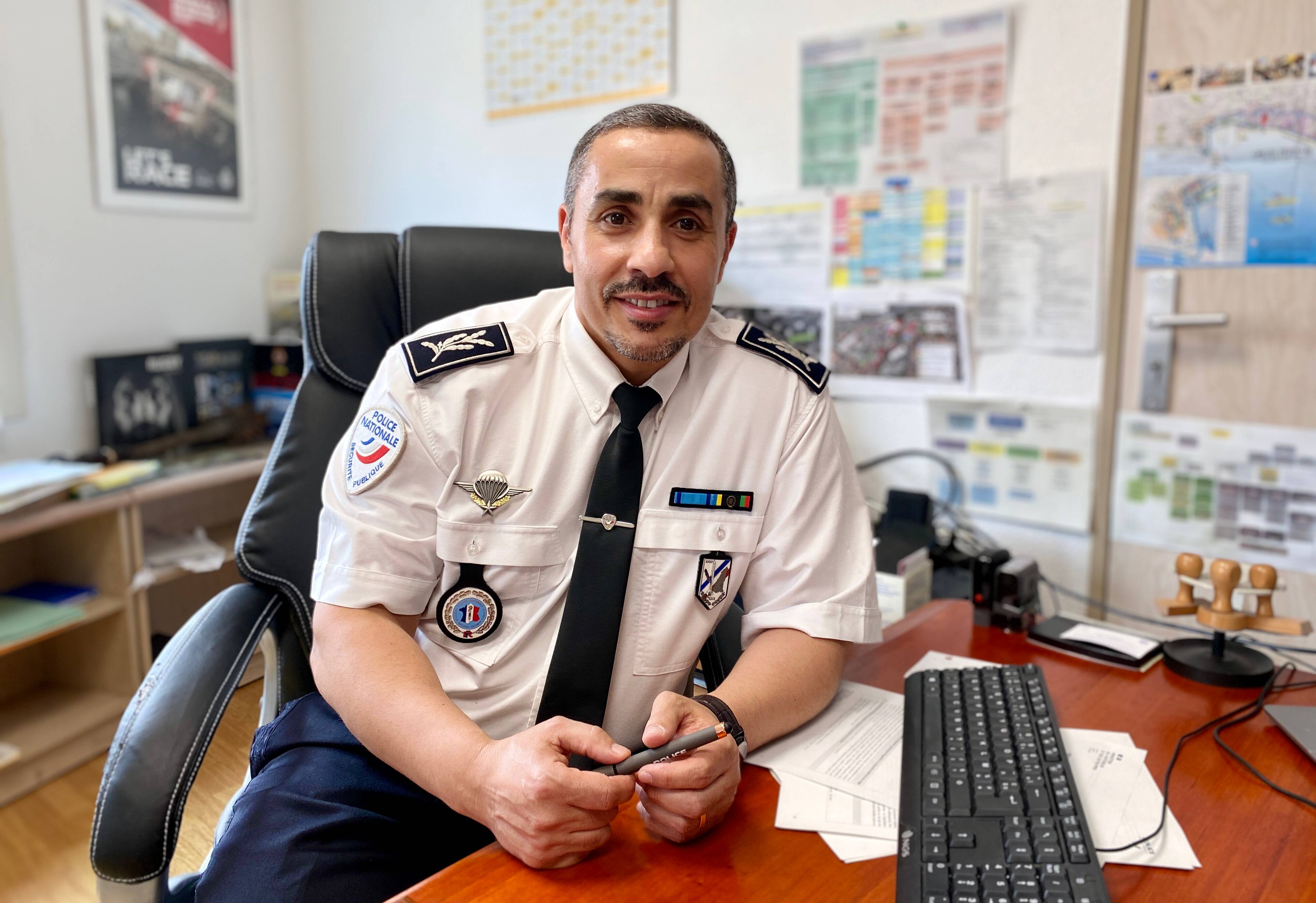 "Un devoir d'exemplarité!": le commissaire Bouzelmat devient chef du service voie publique de Cannes