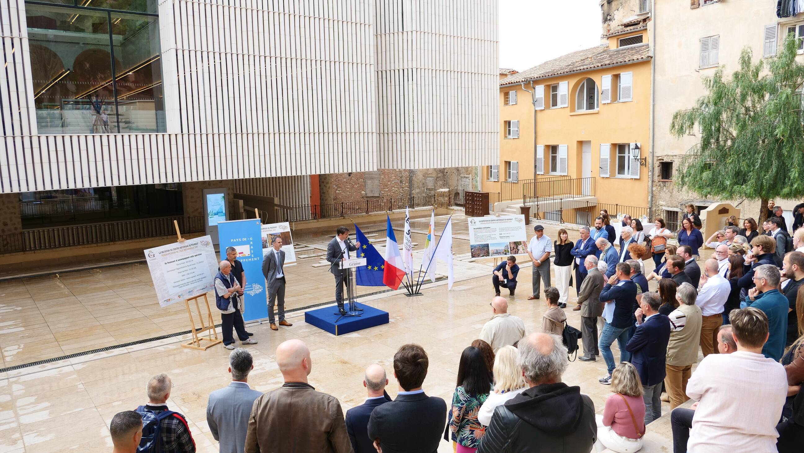 Logements, commerces... Autour de la médiathèque de Grasse, les grandes manoeuvres jusqu'en 2025