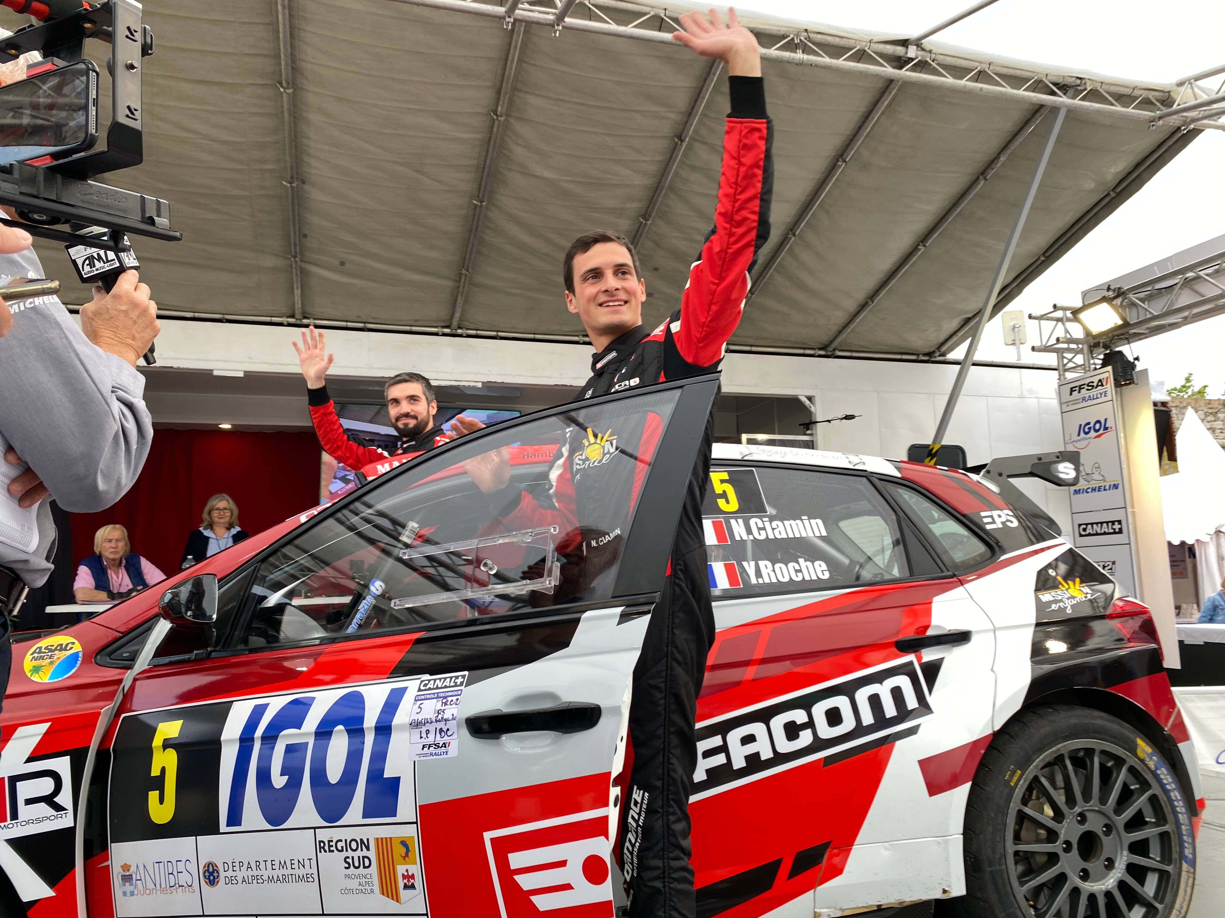 "Aussi dur qu'en Croatie": On a rencontré le pilote niçois Nicolas Ciamin avant le départ du 58e Rallye Antibes Côte d'Azur