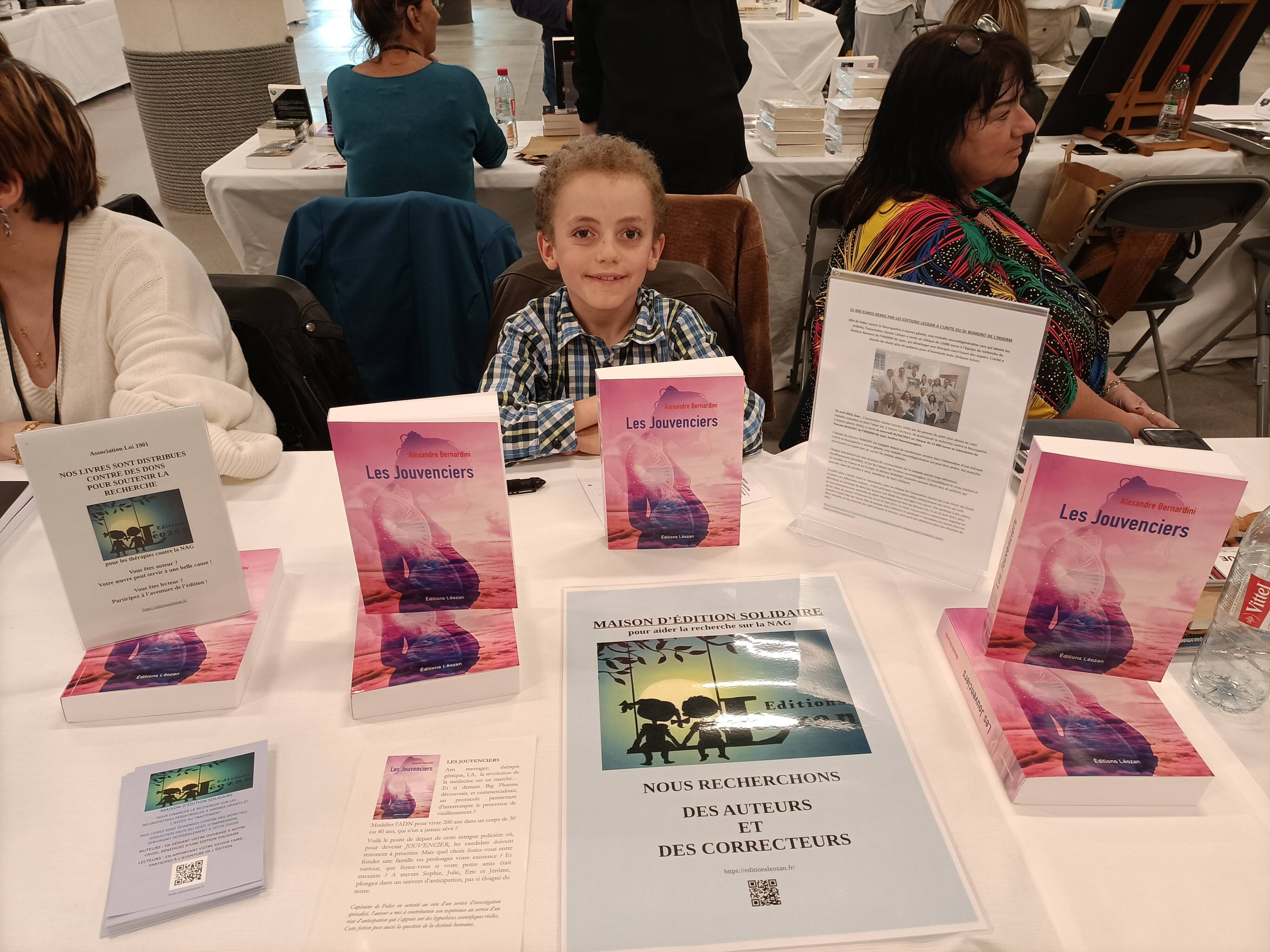 Une maison d'édition solidaire pour Léon, 9 ans, atteint d'une maladie neurodégénérative rare et incurable