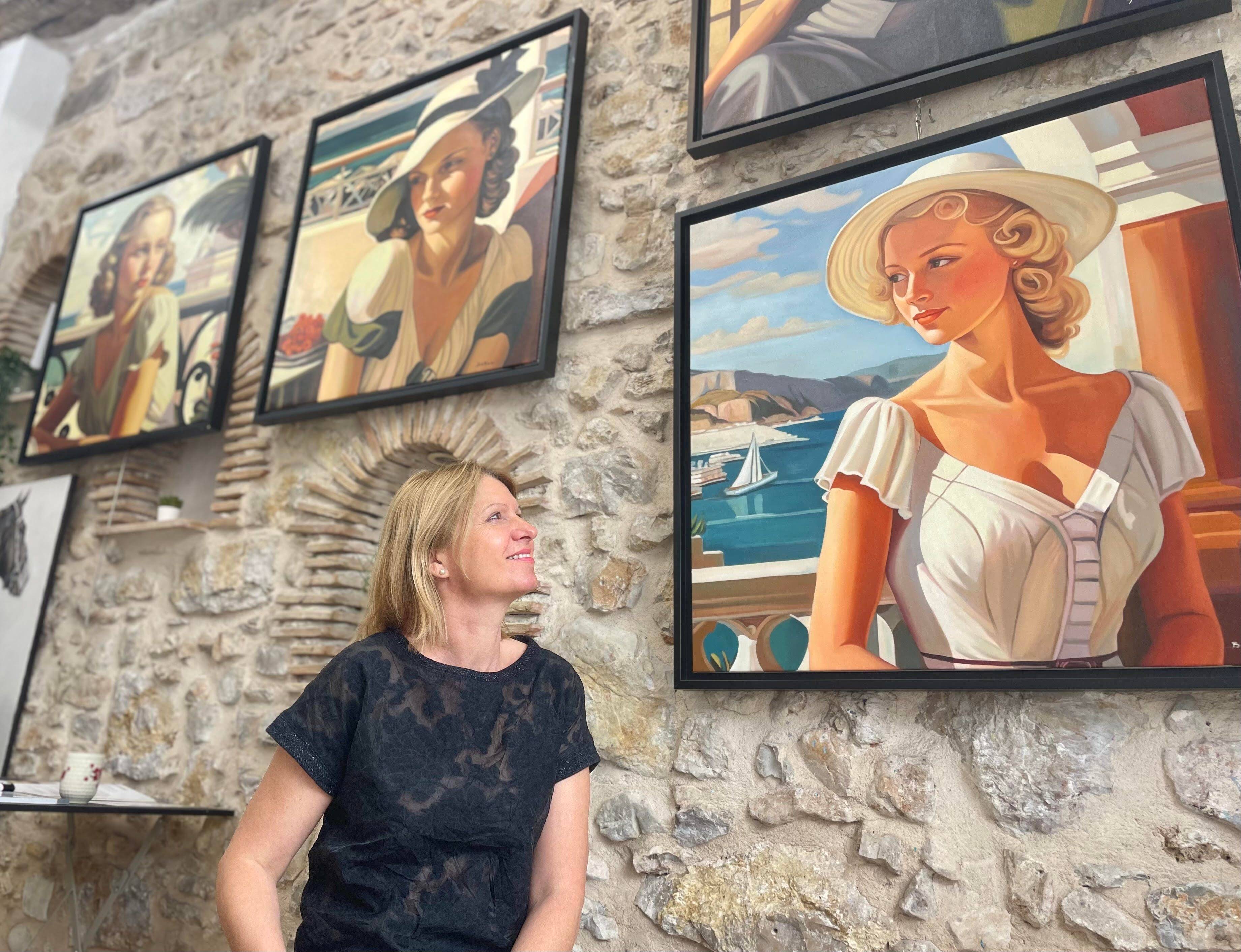 Il reste encore des places: une toile d'Irina Biatturi à gagner dans les gros lots de la tombola de la Croix-Rouge à Antibes