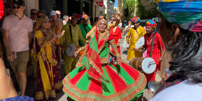 La ville de Saint-Tropez parée aux couleurs de l'Inde ce vendredi soir