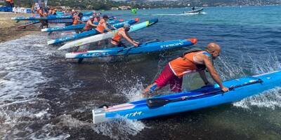 Cinquante paddlistes se jettent à l'eau pour la SUP race cup à Sainte-Maxime