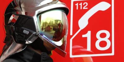À Fréjus, les pompiers portent secours aux occupants d'un véhicule qui est sorti de la RDN 7