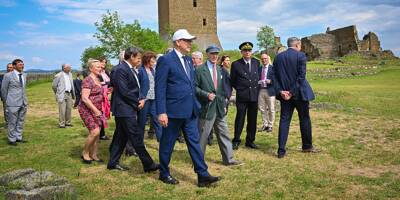 En Haute-Loire, Albert II sur les traces des Polignac