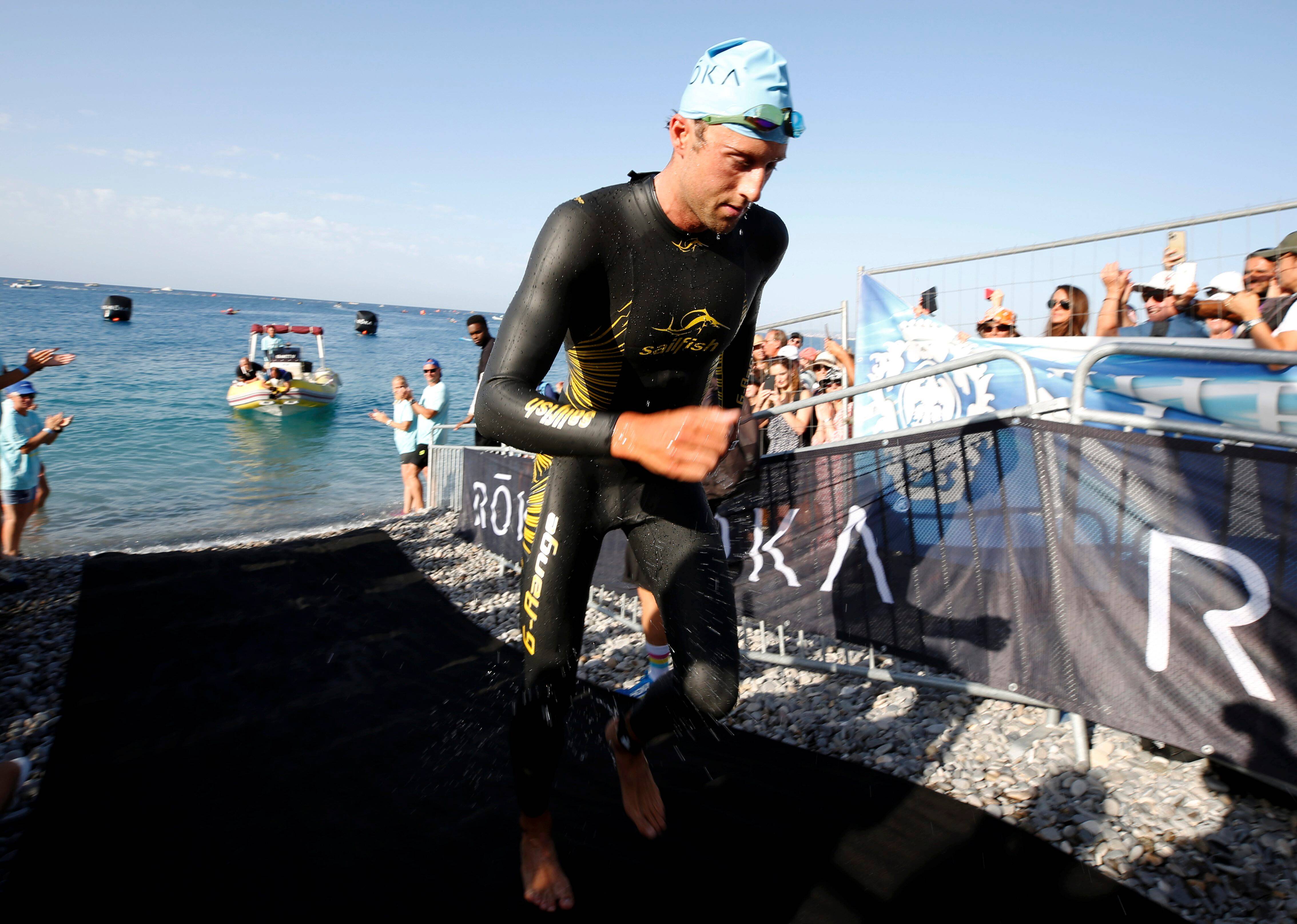 Le triathlète Rudy von Berg fauché par une voiture à Roquefort-les-Pins souffre d'une fracture de la clavicule et d'un doigt