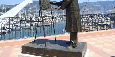 On vous explique pourquoi une statue de Winston Churchill vient d'être installée dans ce village de la Côte d'Azur
