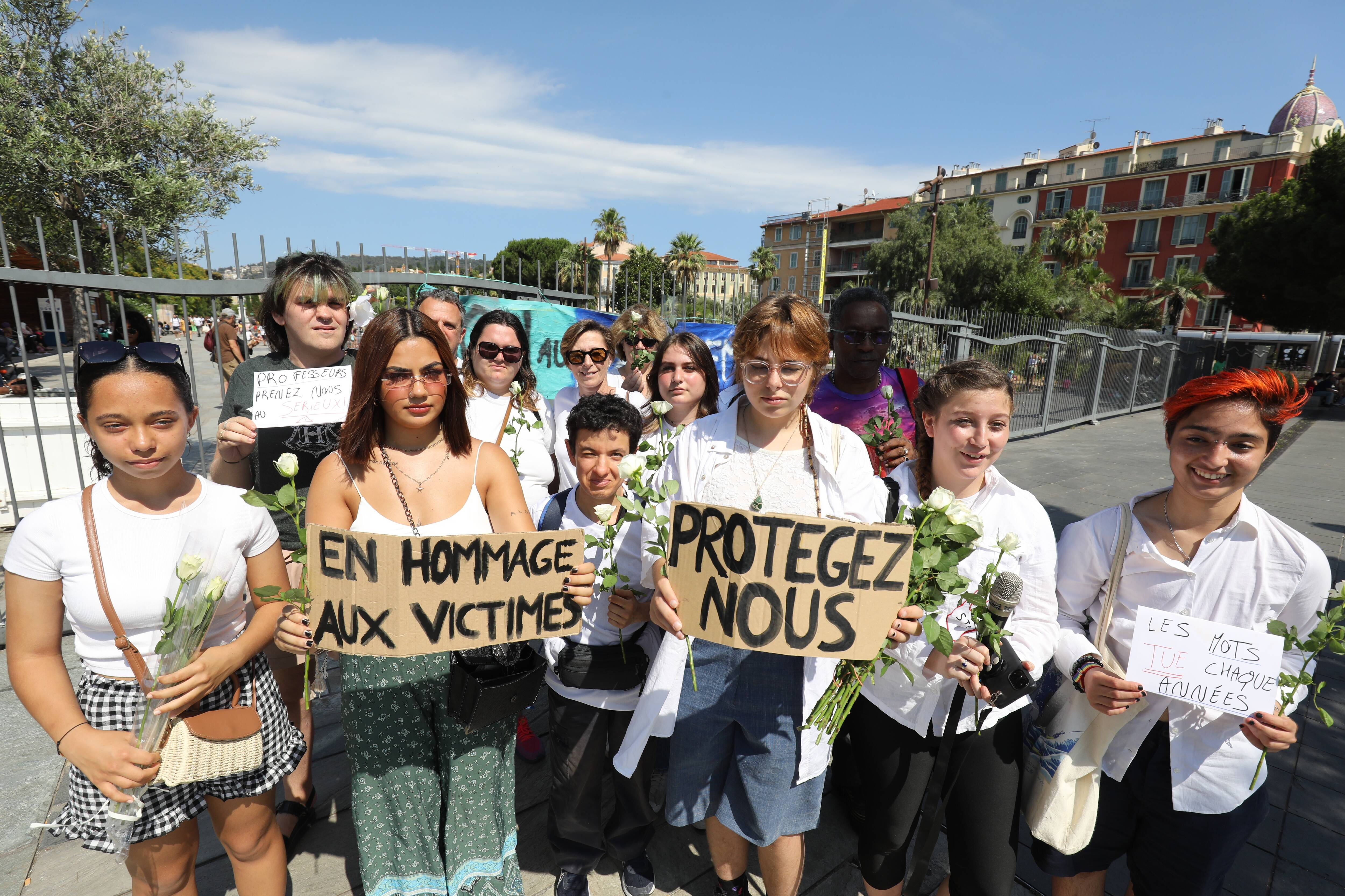 "Le harcèlement scolaire tue": de jeunes victimes ont interpellé le gouvernement lors d'une marche à Nice ce samedi