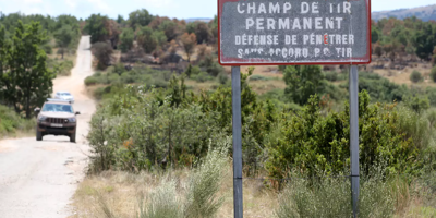 Face à la menace du feu, le camp militaire de Canjuers se prépare