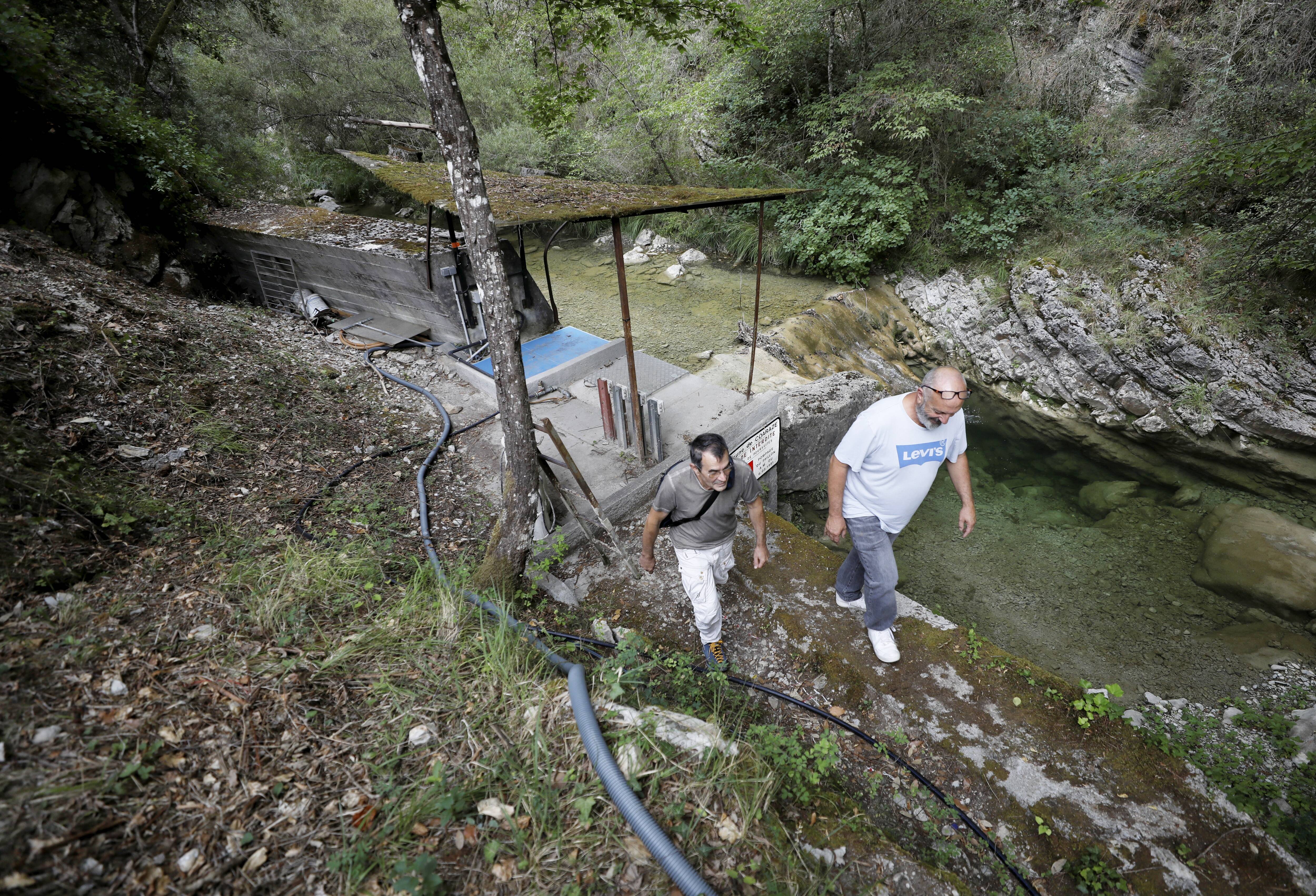 À cause des fortes pluies qui ont troublé le Paillon, l'eau de ce village momentanément impropre à la consommation