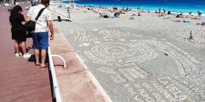 On vous explique pourquoi des fresques de galets sont apparues sur cette plage de Nice
