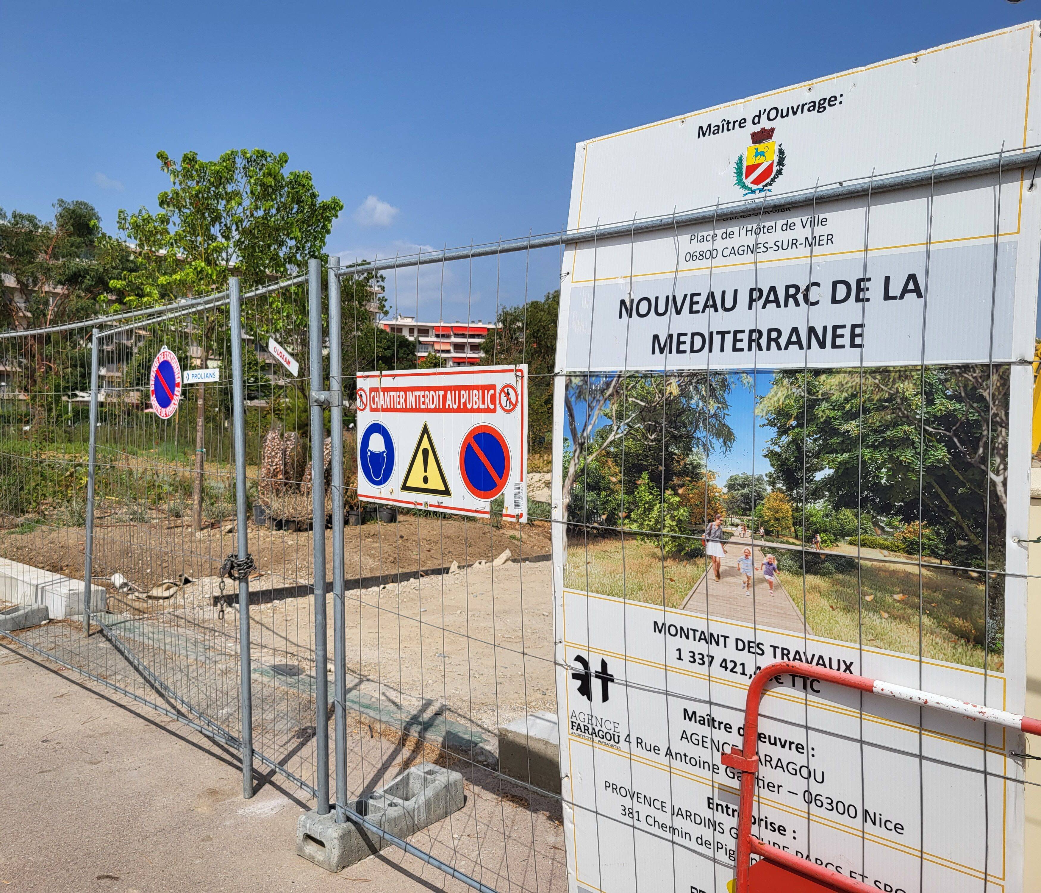 Le parc de la Méditerranée n'ouvrira pas cet été sur le bord de mer de Cagnes et on connaît les raisons