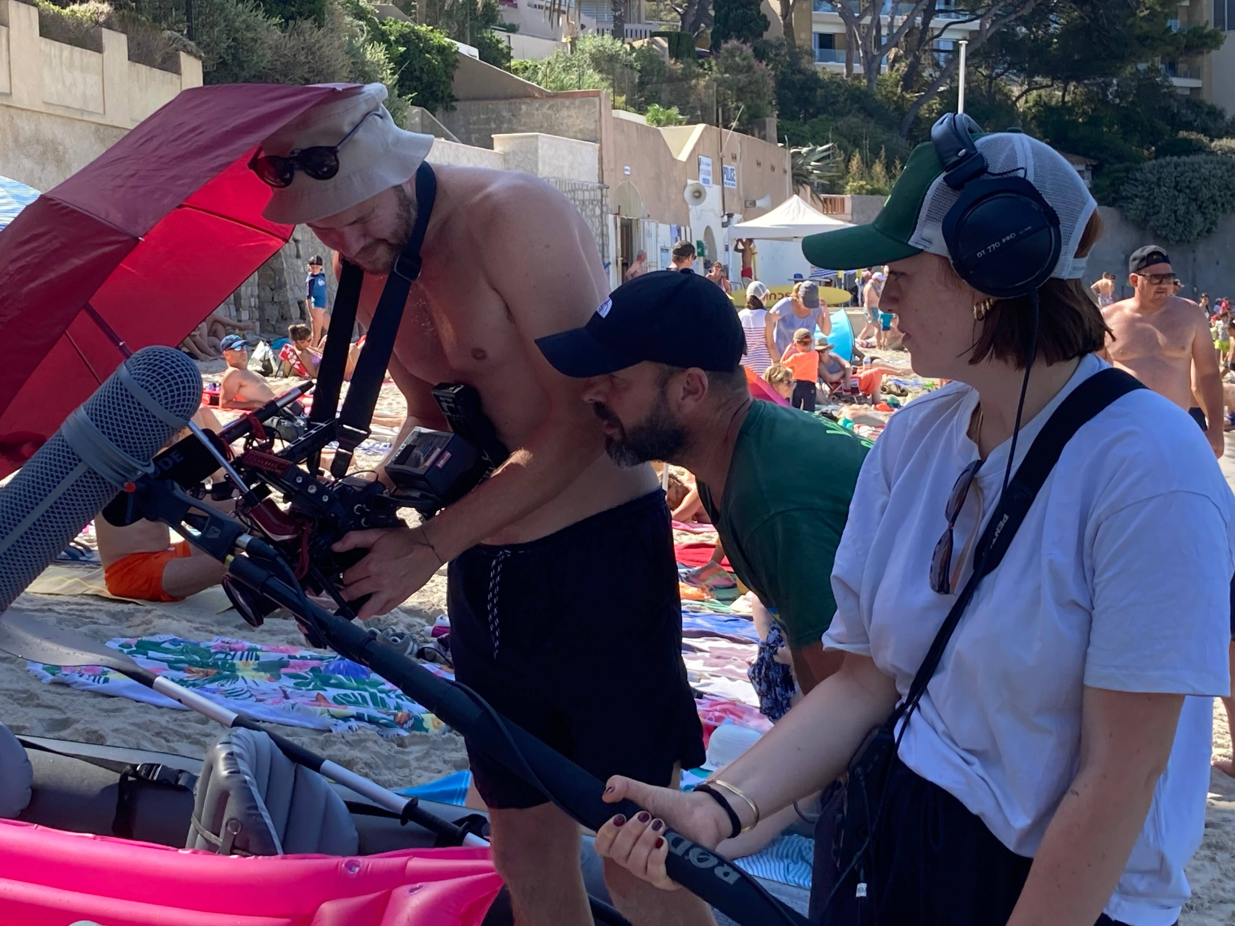 Une plage de Bandol et ses habitués au coeur d'un film
