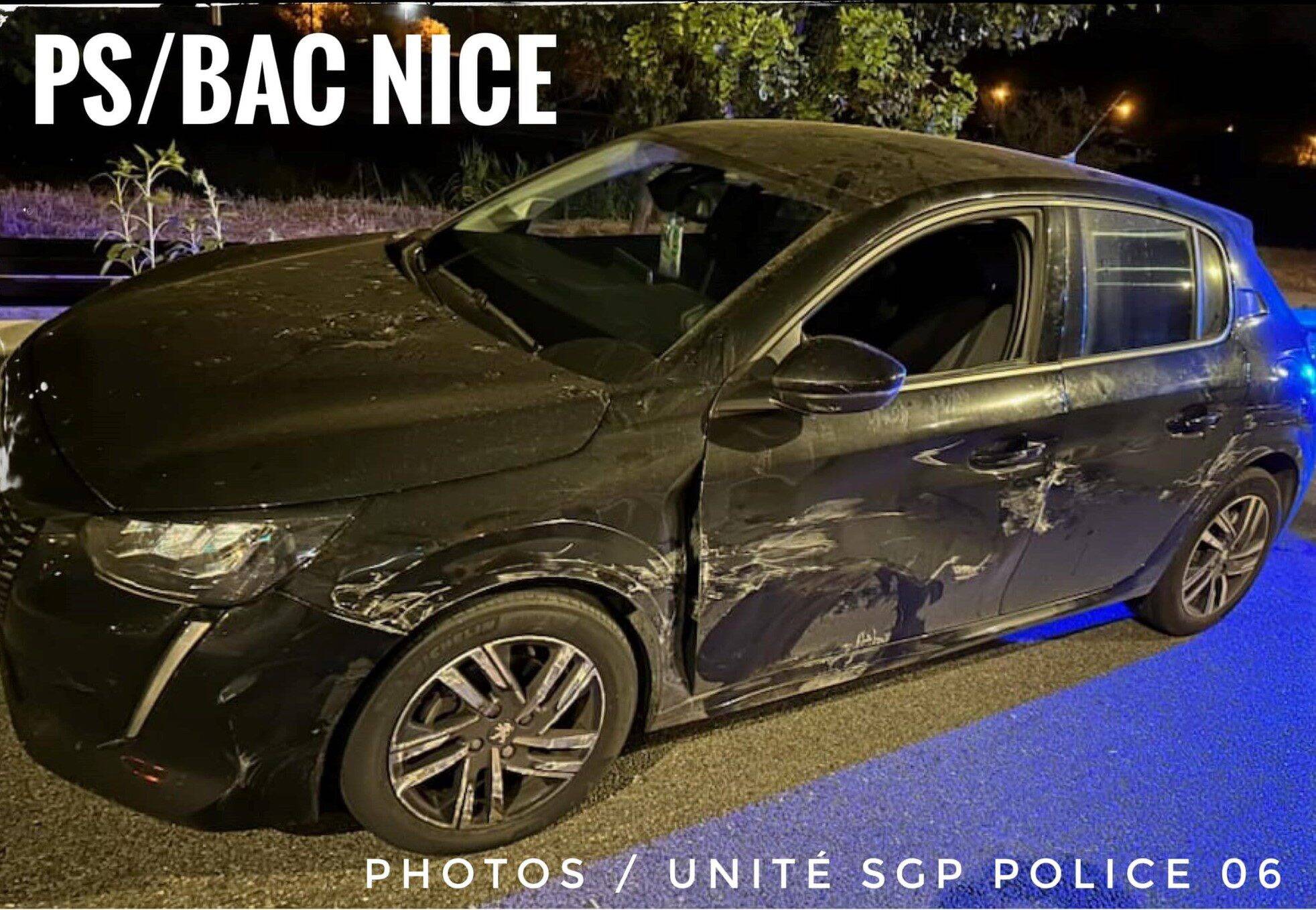 "Il l'a évité de peu...", le voleur présumé lance son véhicule sur les policiers à Nice