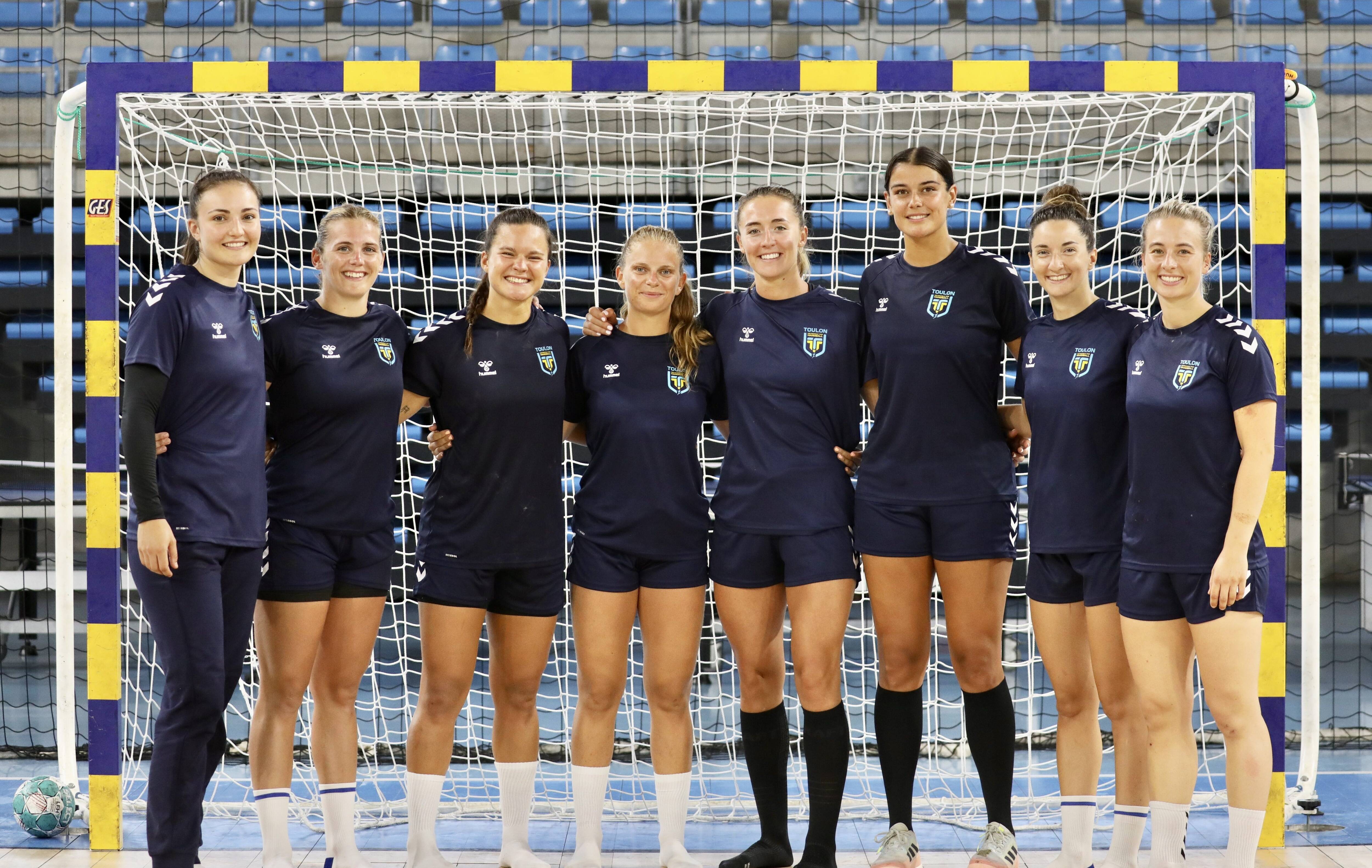 Les 8 recrues du Toulon Métropole Var handball sous l'oeil du coach Joël Da Silva