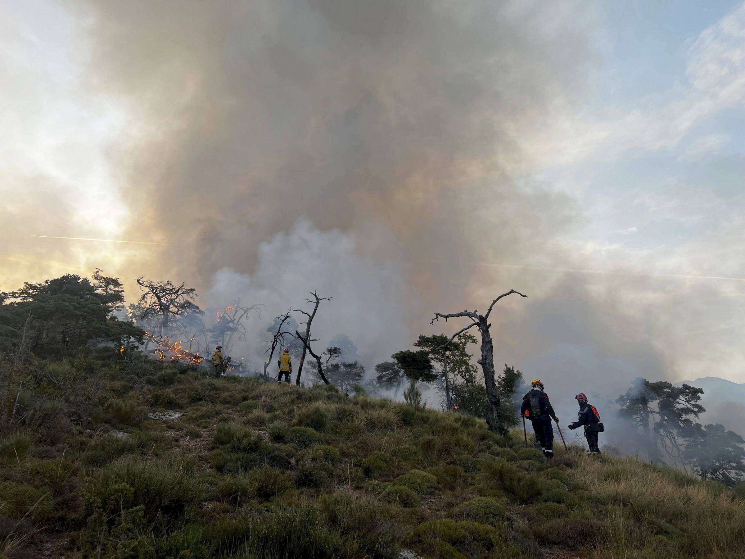 Le feu est fixé à Bairols, un point chaud détecté dans la nuit reste à traiter