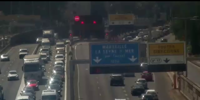 Une voiture fait des têtes à queues sur l'autoroute A50: le tunnel de Toulon fermé