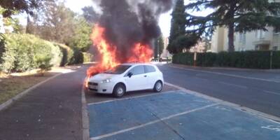 Véhicules incendiés à Draguignan: il s'agissait d'une tentative de suicide par immolation