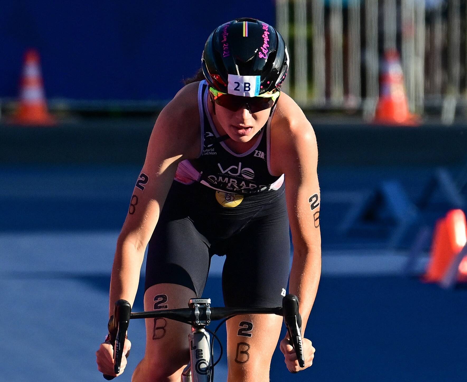 Triathlon: la Raphaëloise Emma Lombardi "en bonne forme" avant le test-event organisé sur le parcours olympique à Paris