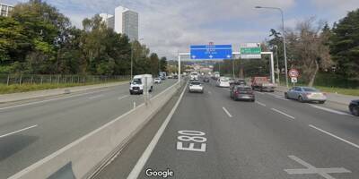 Un accident impliquant quatre véhicules sur l'autoroute A8 à Nice