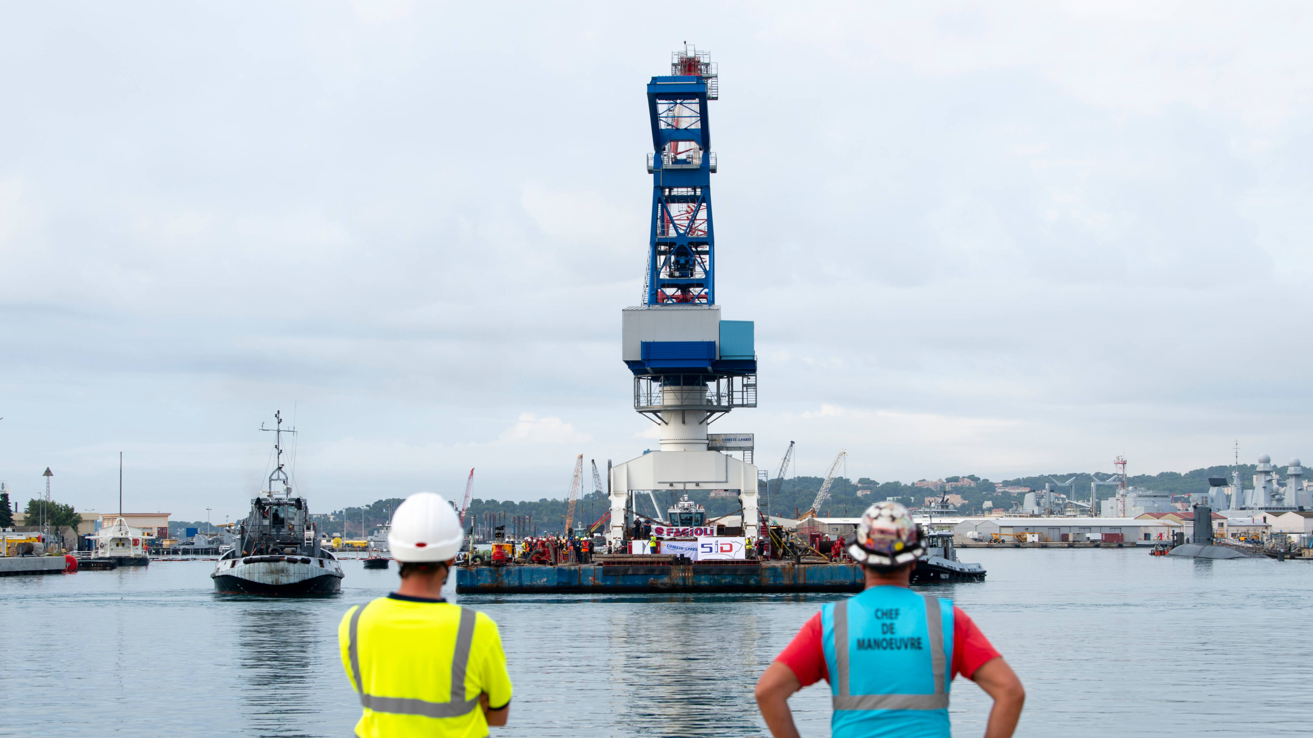 La base des sous-marins continue sa mue dans le port de Toulon