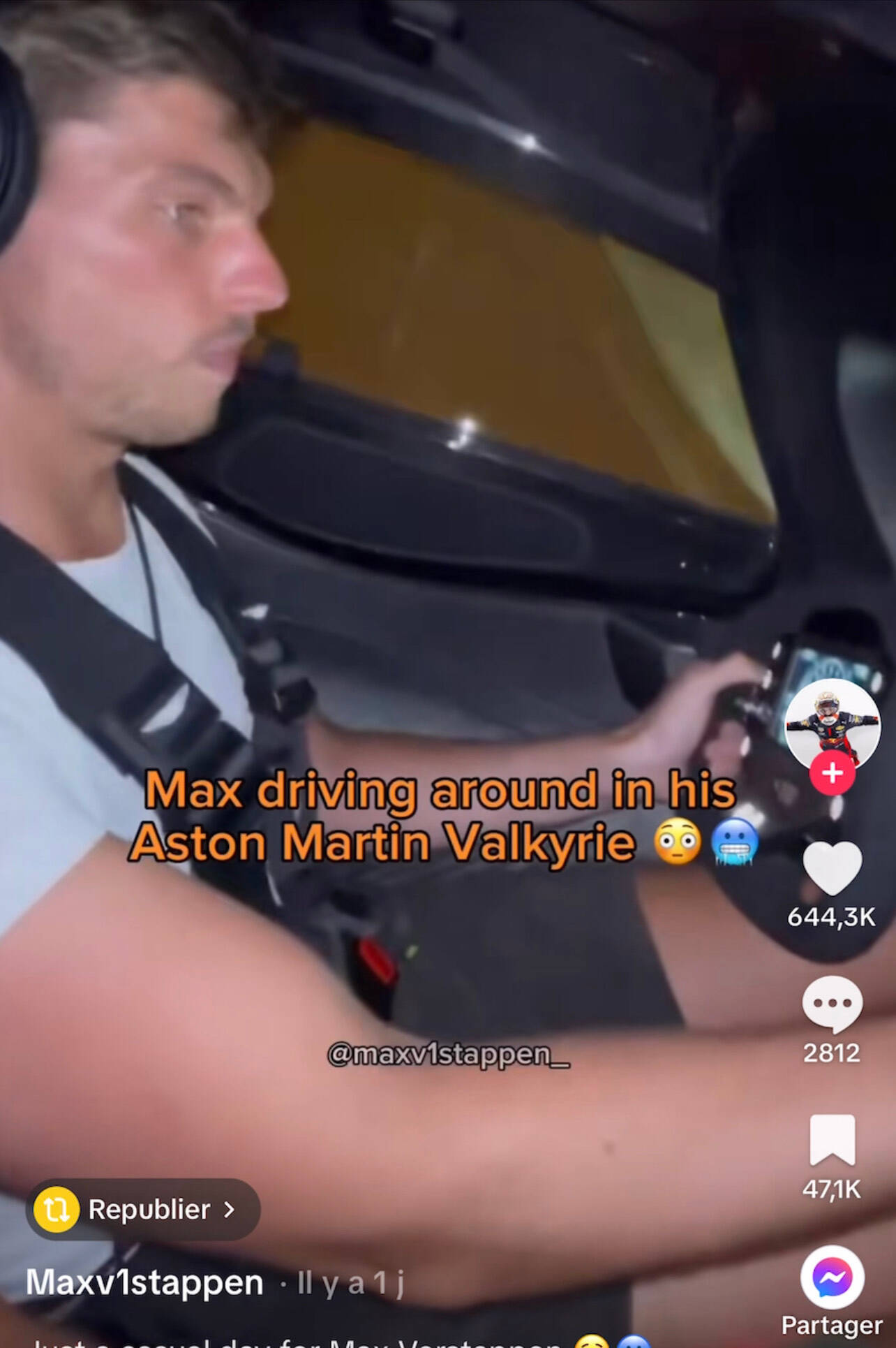 Vidéo choc de Max Verstappen sur l'autoroute A8: le double champion du monde de F1 ne sera pas poursuivi