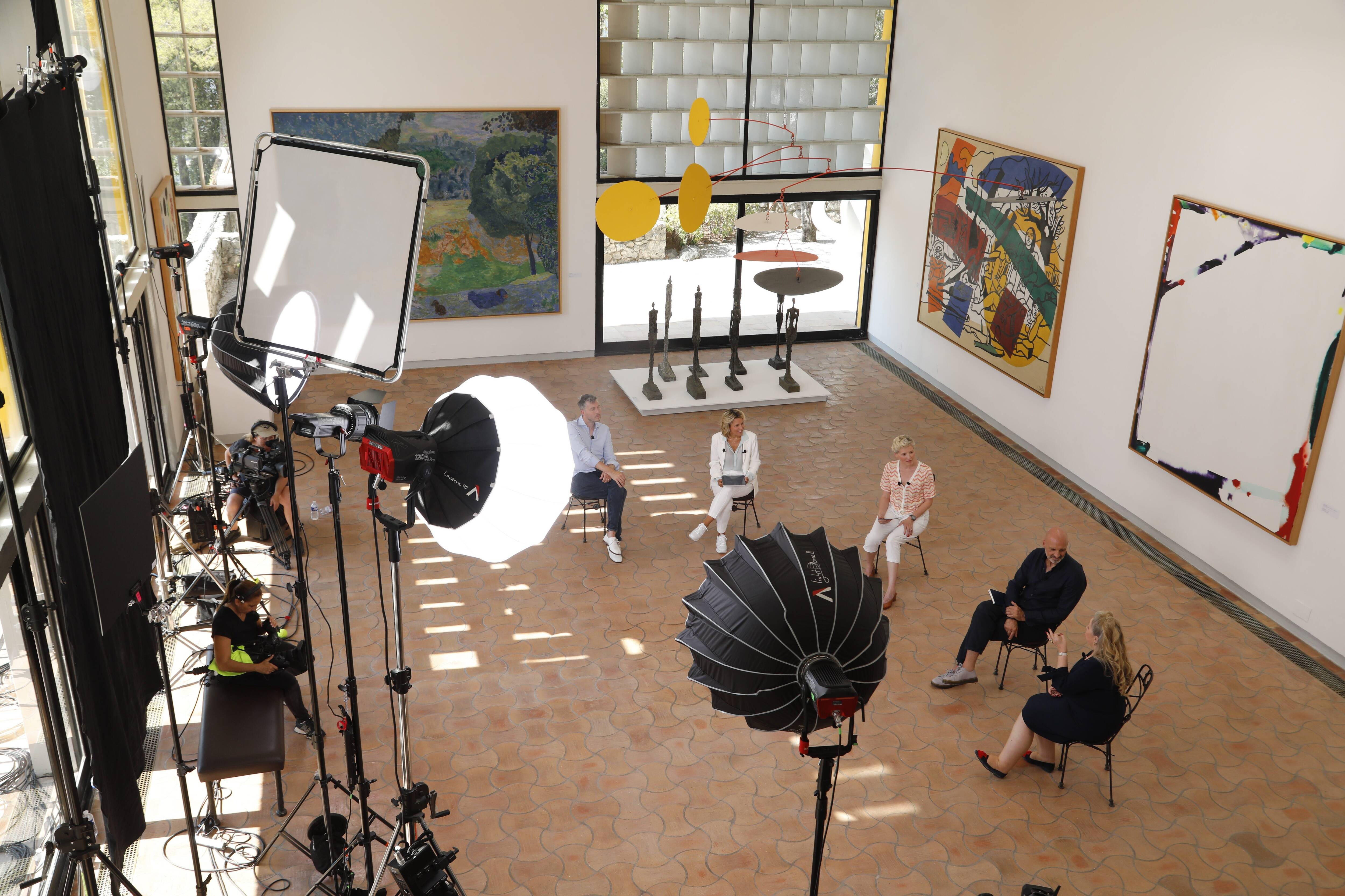 L'émission "400 millions de critiques" tournée à la fondation Maeght à Saint-Paul-de-Vence arrive sur vos écrans ce samedi