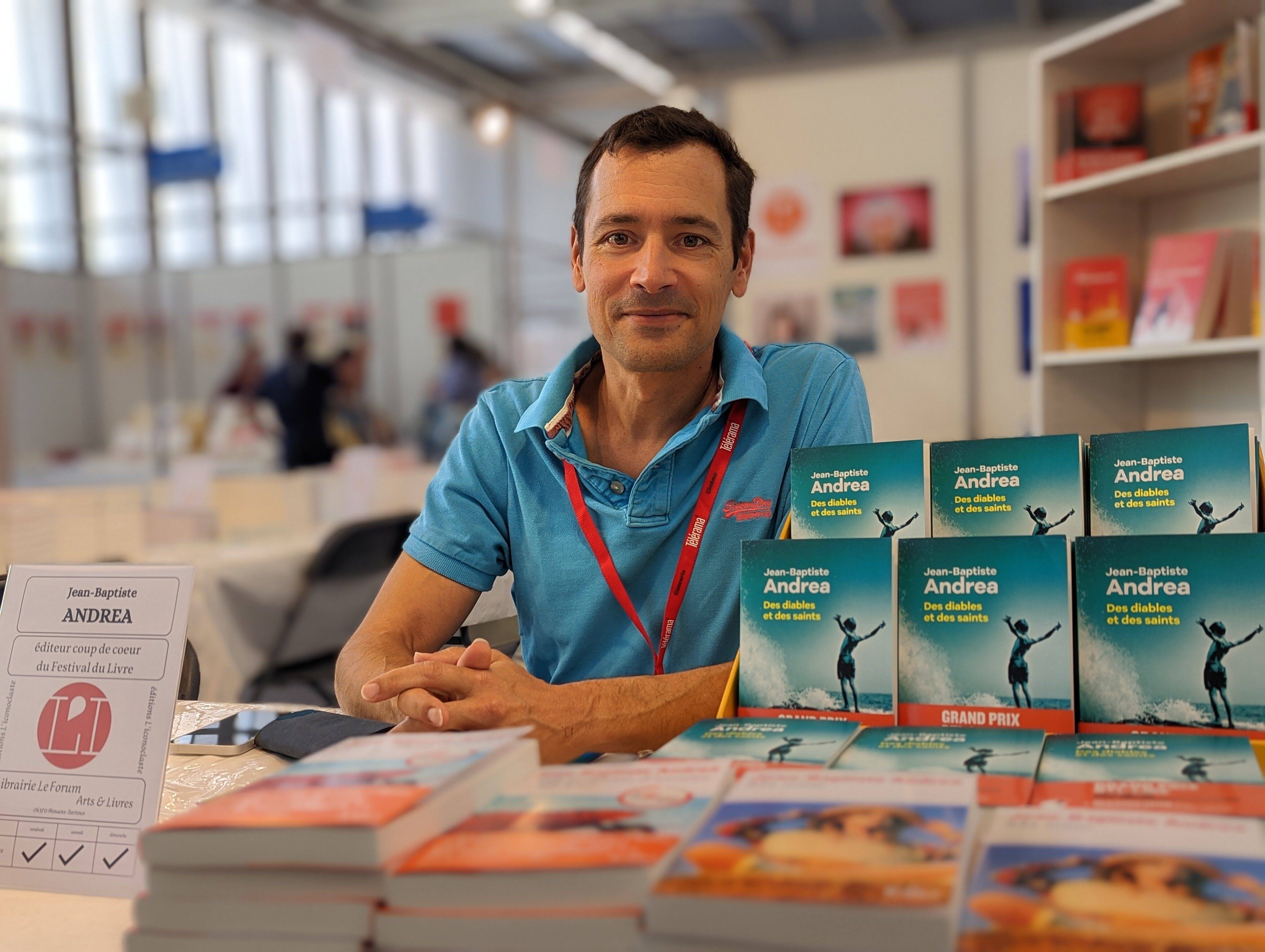 Le Prix du roman Fnac attribué à l'Azuréen Jean-Baptiste Andrea pour "Veiller sur elle"