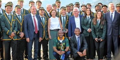 Coupe du monde de rugby: les Sud-Africains accueillis comme des rois à Toulon