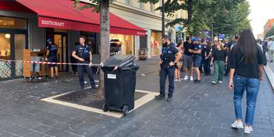 Un homme blessé par arme blanche ce mardi soir, avenue Jean-Médecin à Nice: deux suspects interpellés