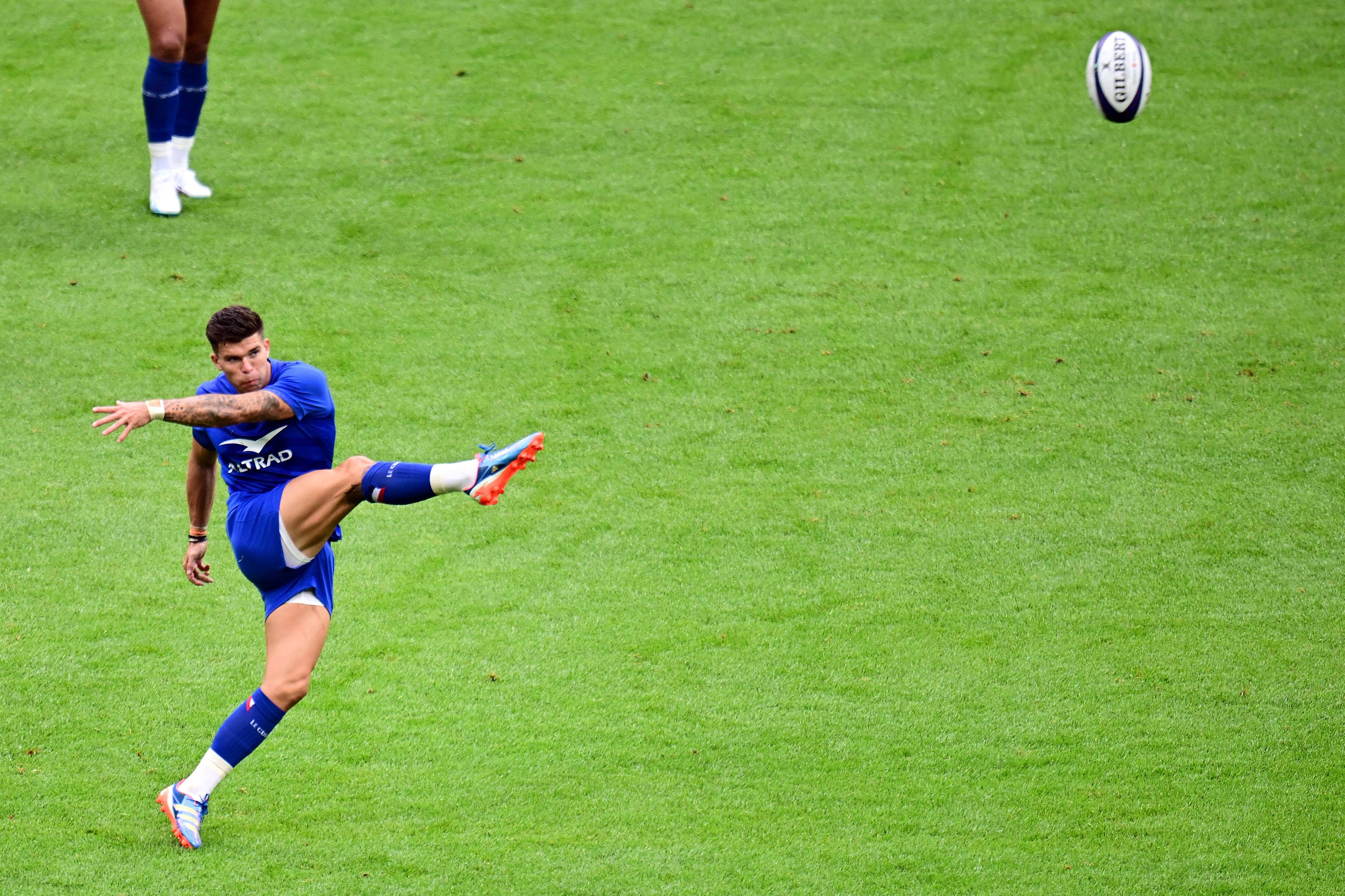 Coupe du monde de rugby: le pied, l'arme fatale des Bleus face à la Nouvelle Zélande?