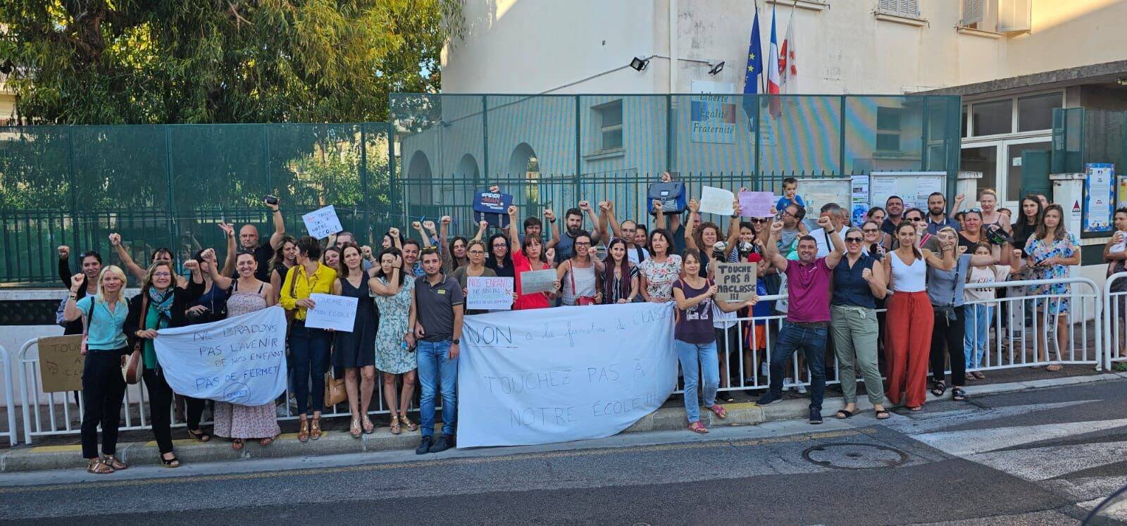 Les parents de cette école du centre de Nice s'étaient mobilisés contre la fermeture d'une classe, le rectorat en ouvre une dans une autre école