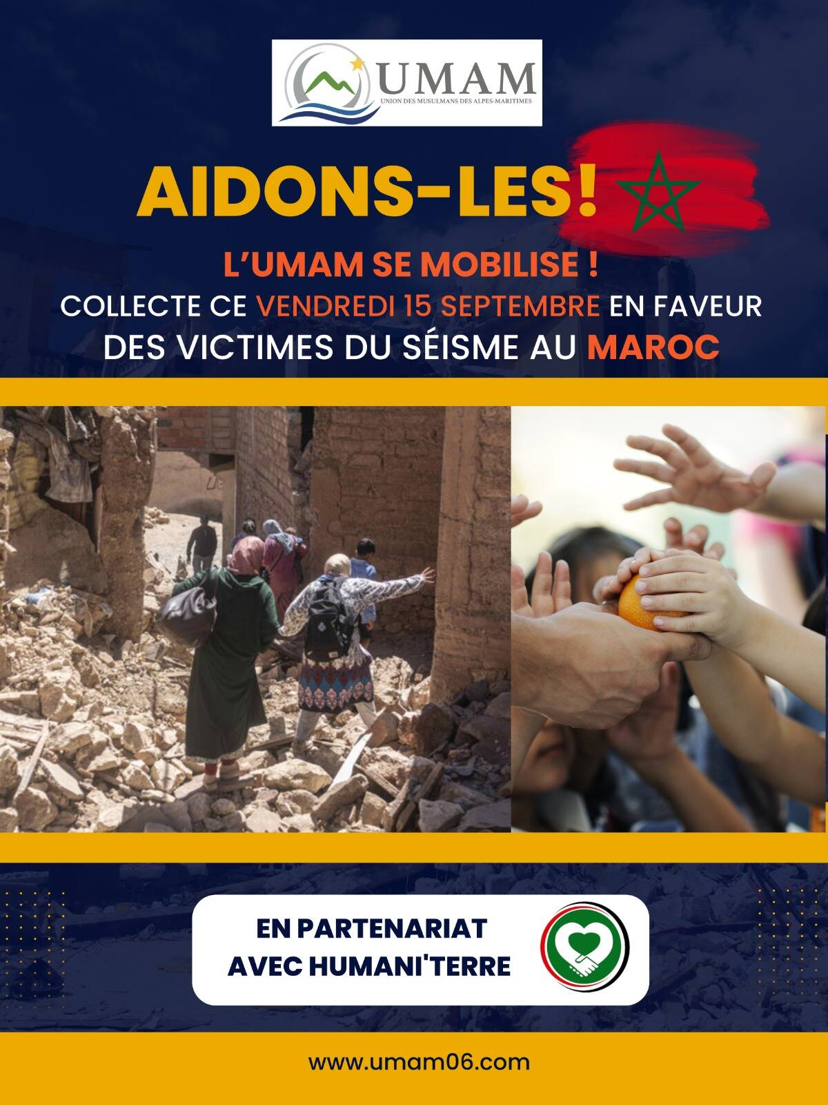 Séisme au Maroc: "Algériens, Tunisiens, Français, Niçois, il n'y a pas de polémique, ce qui compte, c'est l'urgence", des collectes organisées à Nice cette semaine