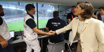 Coupe du monde de rugby: à Nice, la ministre des Sports au coeur du dispositif sécurité