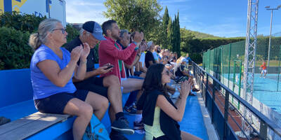SportsOpen de tennis de Saint-Tropez: les pros sous le regard des fans