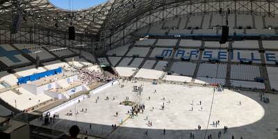 A Marseille, le Vélodrome prêt à accueillir le pape François