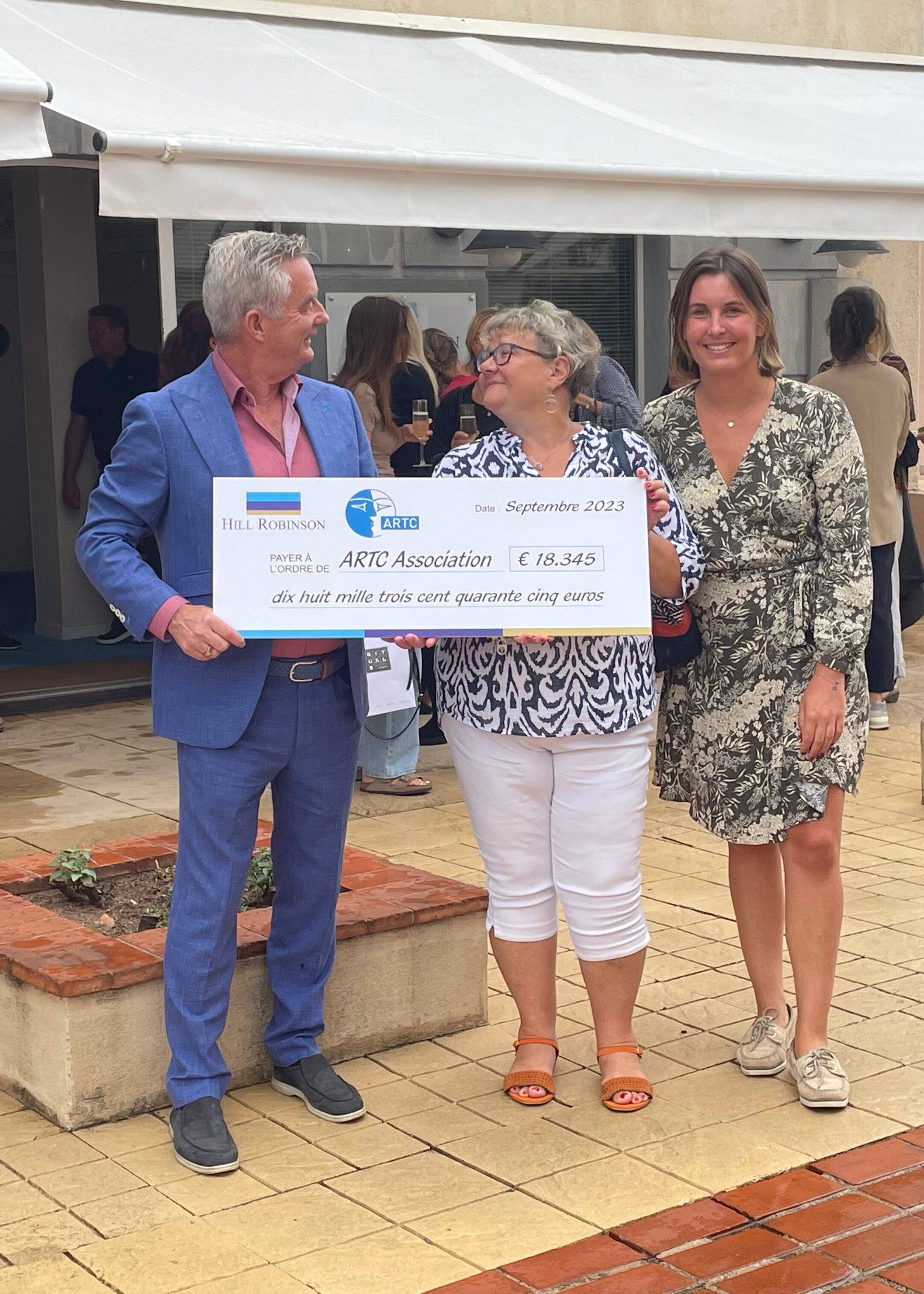 À Antibes, les employés de cette société ont relevé un challenge qui a permis de collecter 18.345 euros pour la recherche médicale