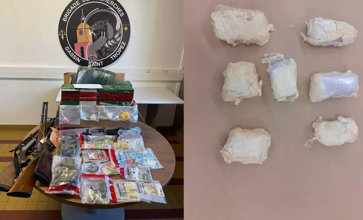 Quatre ans de prison pour un dealer de cocaïne, un réseau démantelé dans le Golfe de Saint-Tropez