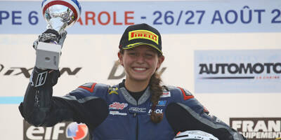 À 16 ans, cette pilote moto azuréenne peut devenir championne de France ce week-end au Castellet