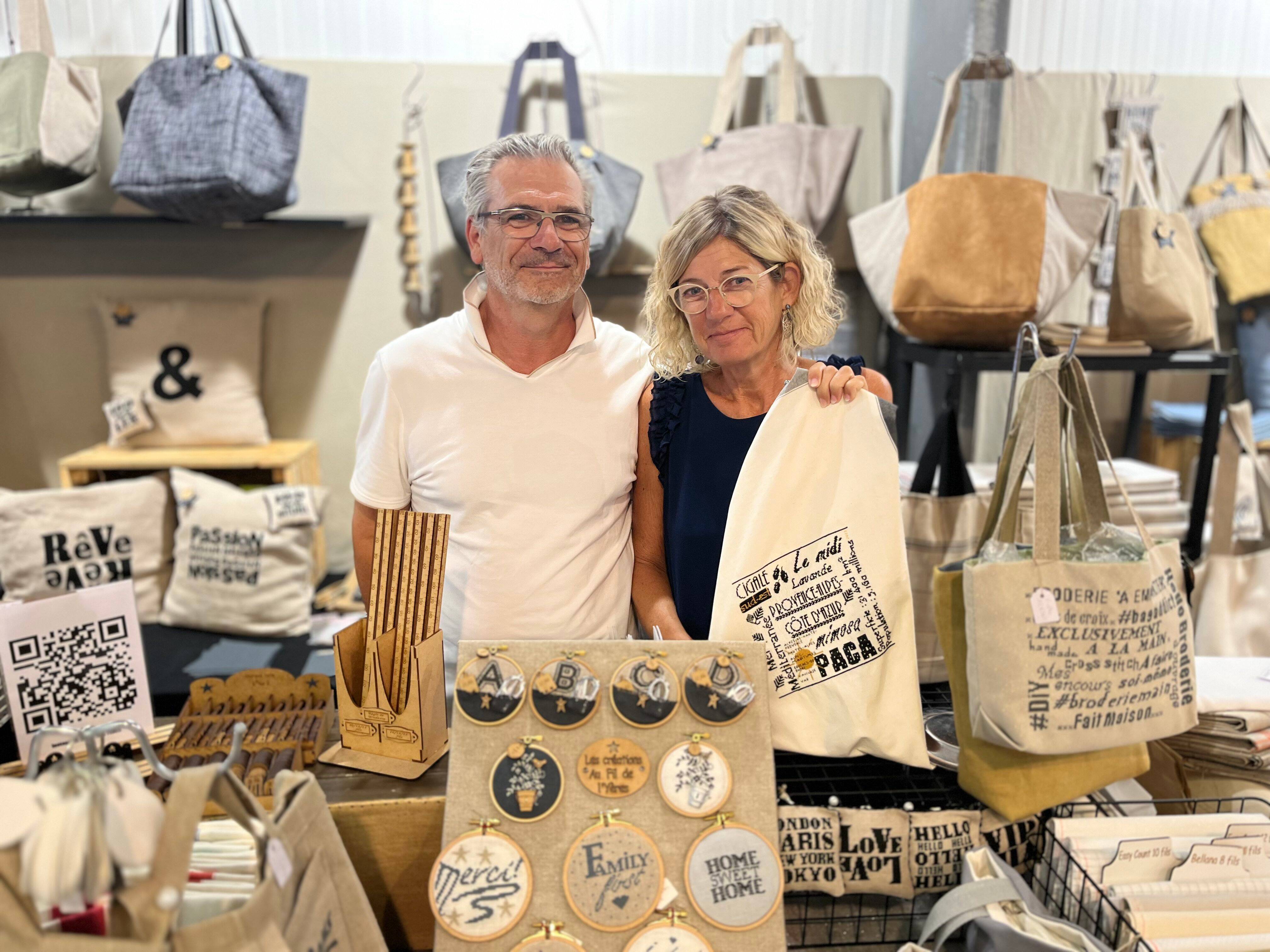 Frida Kahlo sur de la feutrine, une fileuse de pelote à l'ancienne... Nos 3 coups de coeur du salon des loisirs créatifs et du fil à Antibes