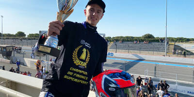 Le pilote moto fréjusien Johan Gimbert couronné champion de France Supersport 600 au Castellet