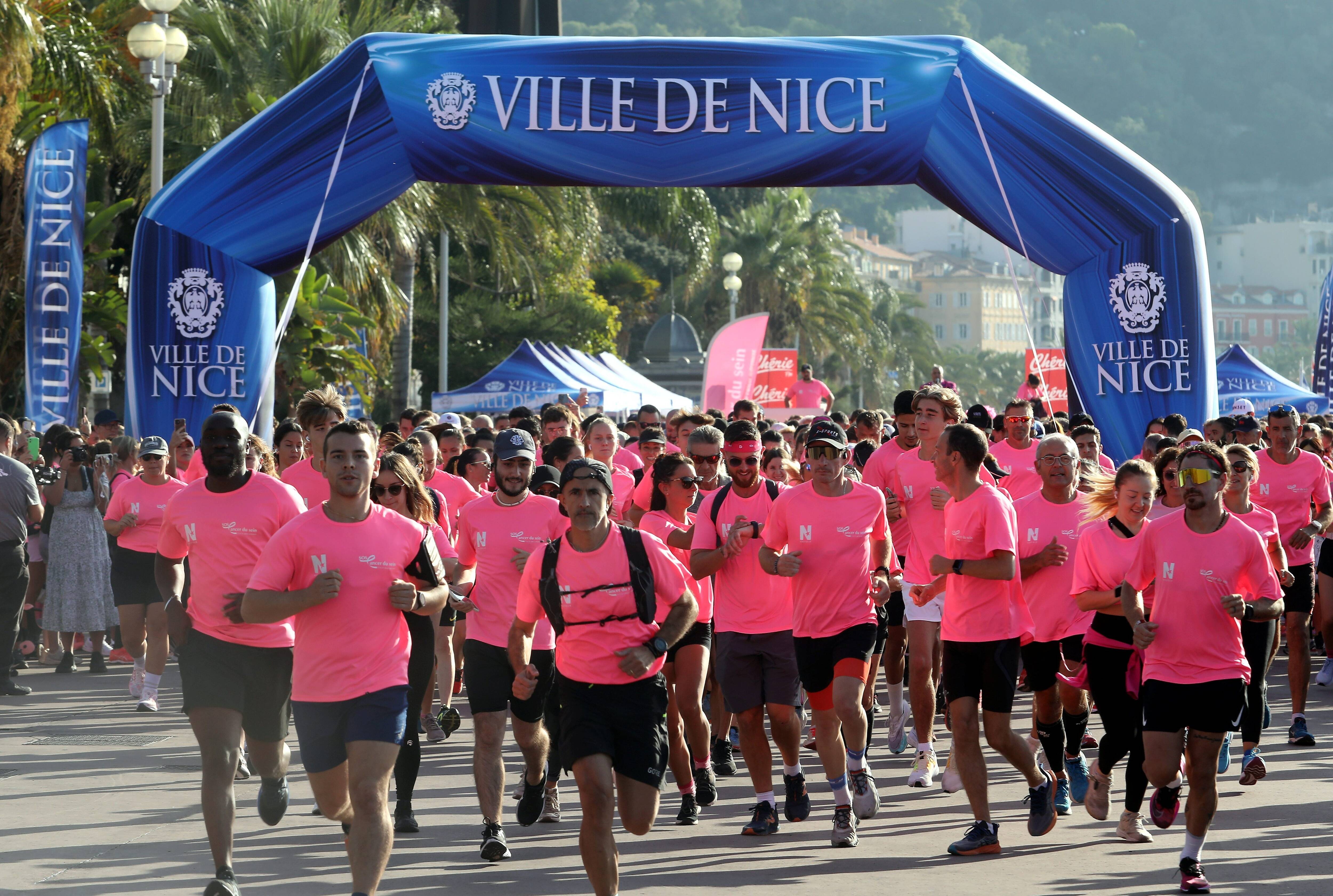 3.000 personnes ont participé au jogging rose contre le cancer du sein à Nice